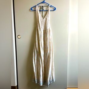 Zara halter maxi dress